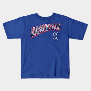 Retro Washington Number 9 Kids T-Shirt